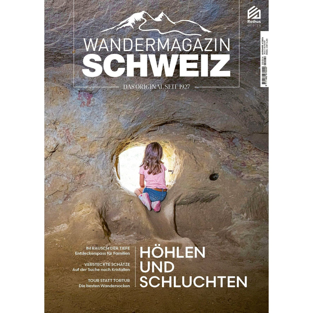 4/2024 Höhlen und Schluchten Bücher Wandershop Schweiz