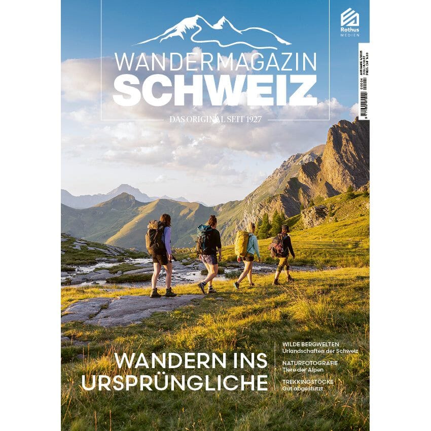 4/2025 Wandern ins Ursprüngliche Bücher Wandershop Schweiz