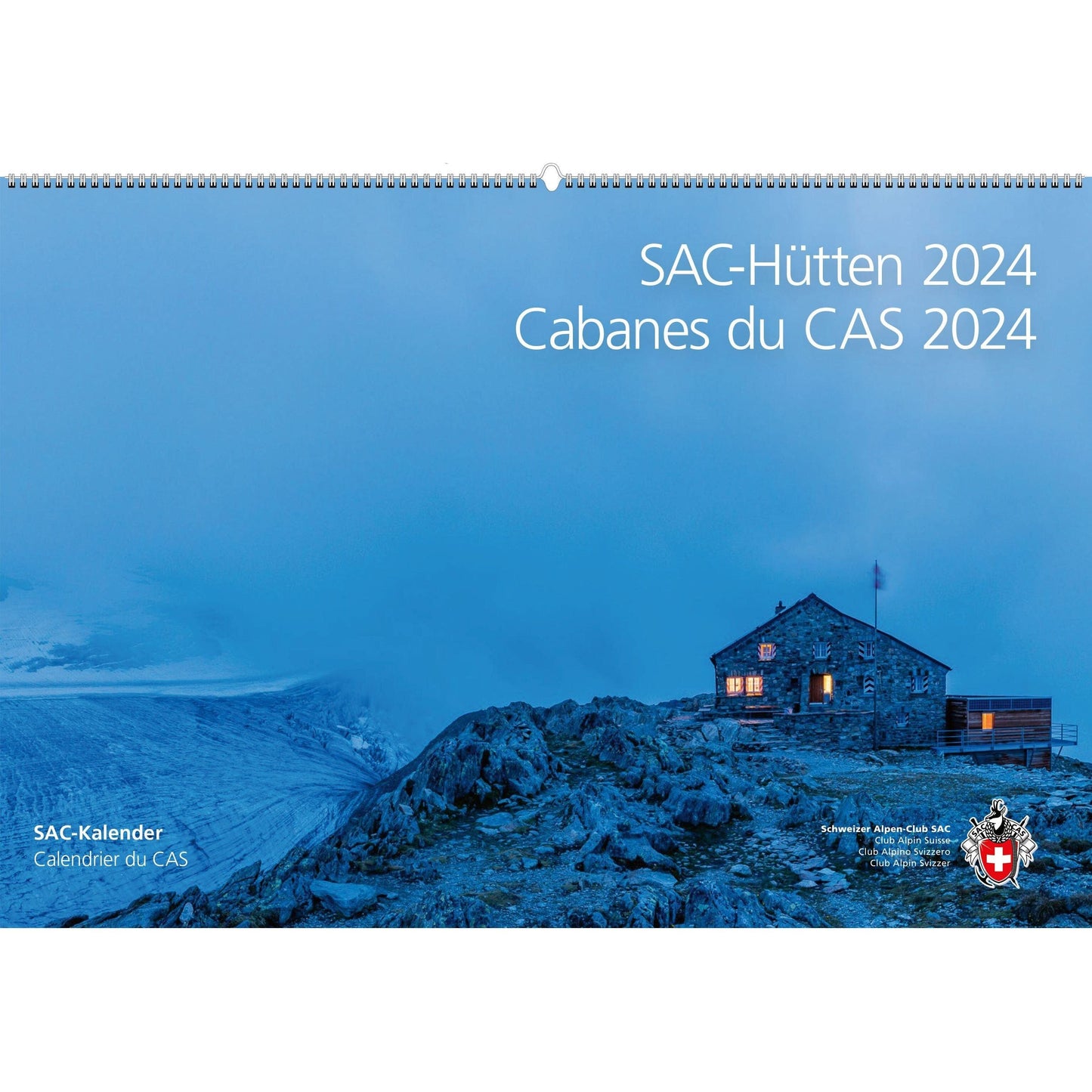 Kalender SAC-Hütten 2024 Agenda Wandershop SCHWEIZ