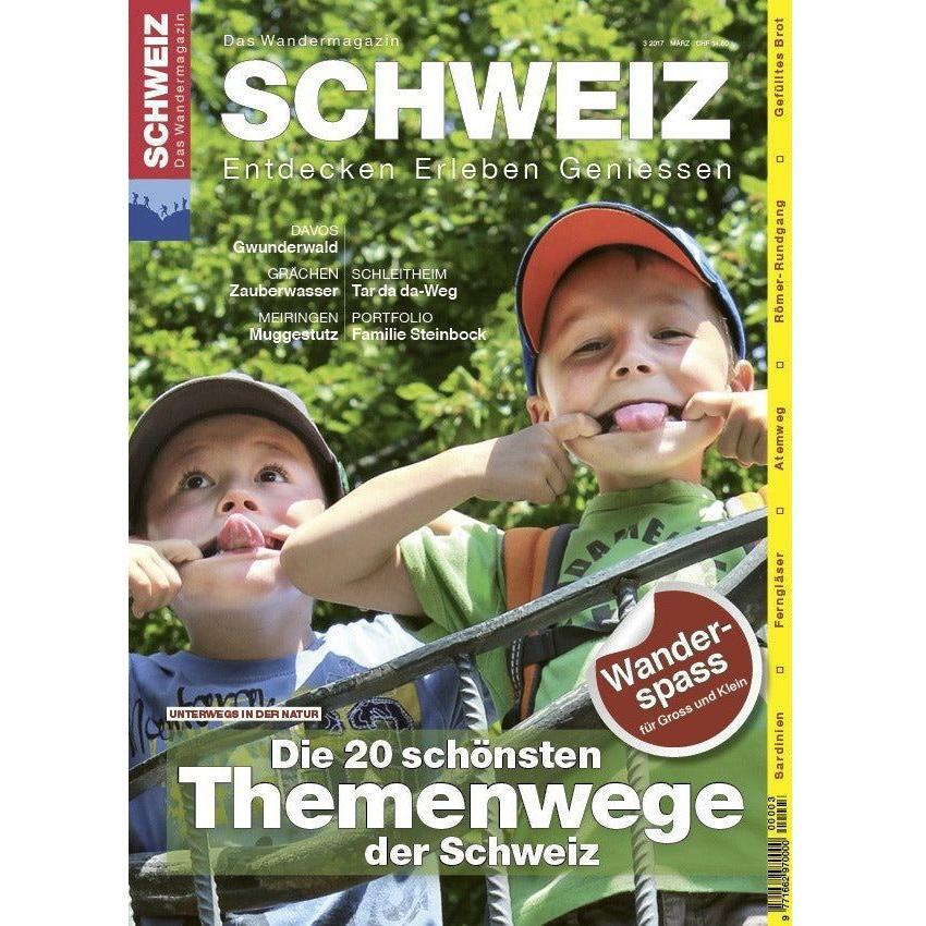 3/2017 Die 20 schönsten Themenwege der Schweiz Wandershop Schweiz