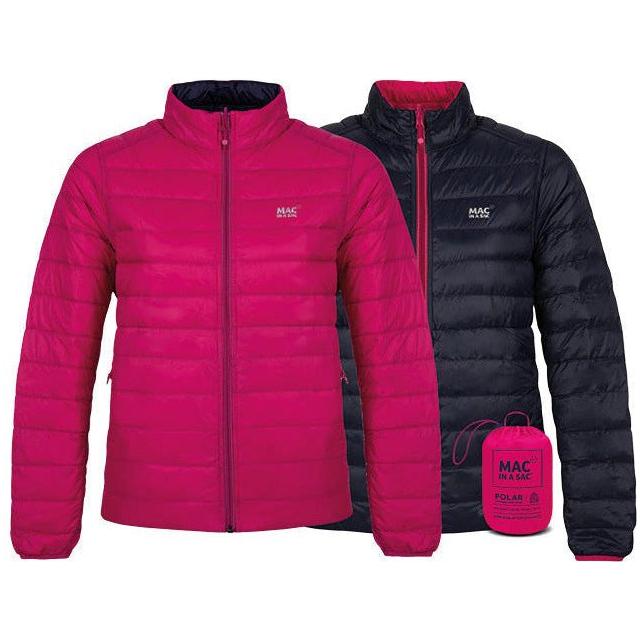 Daunenjacke Polar Damen Fuchsia/Navy Mac in Sac