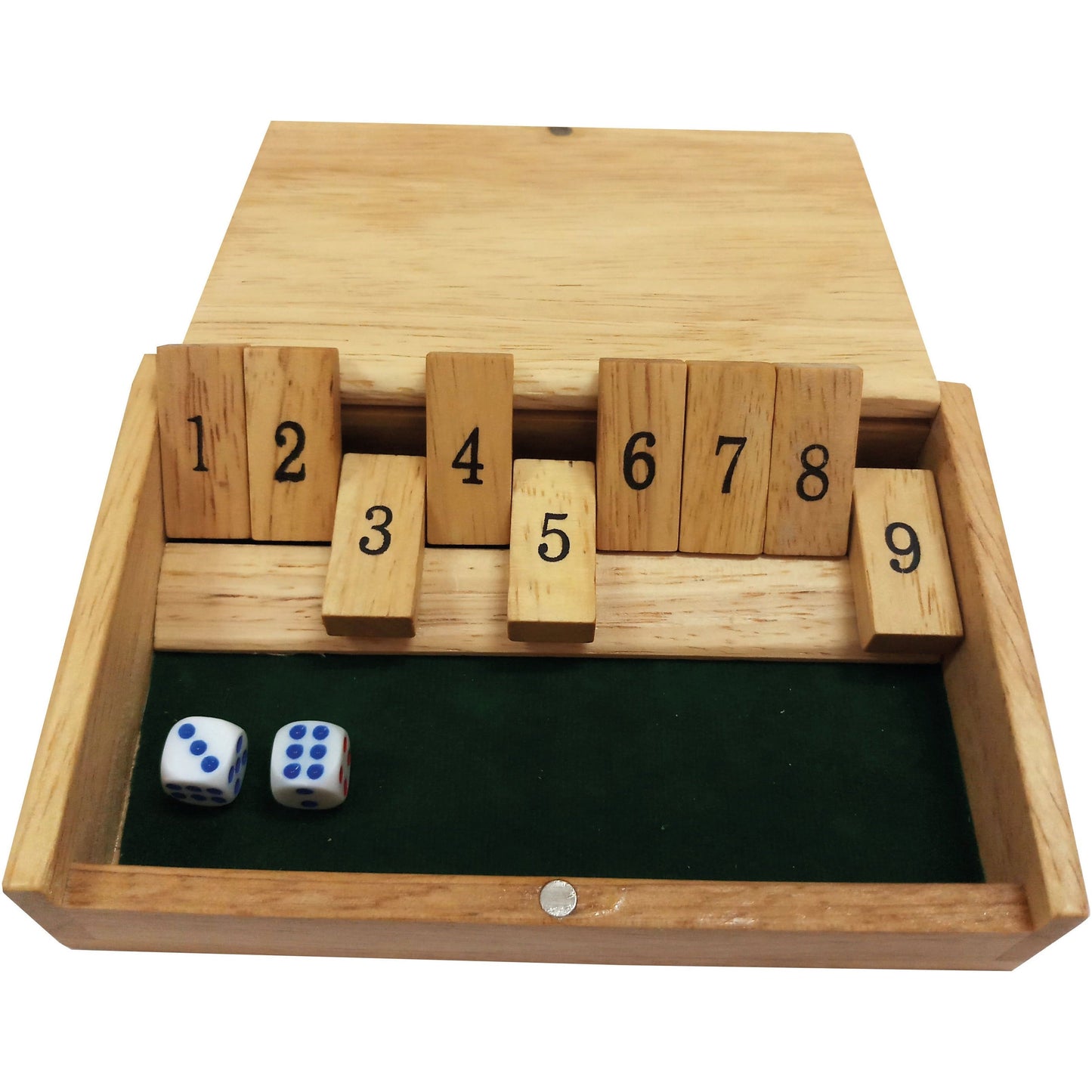 Holzspiel Shut the box Spiel und Spass AS Games