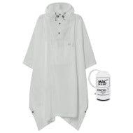 Regen-Poncho unisex Mac in Sac transparent