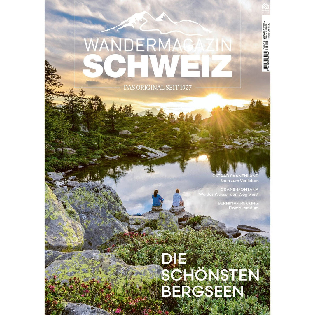 2/2026 Die schönsten Bergseen Wandermagazin Rothus Medien AG 