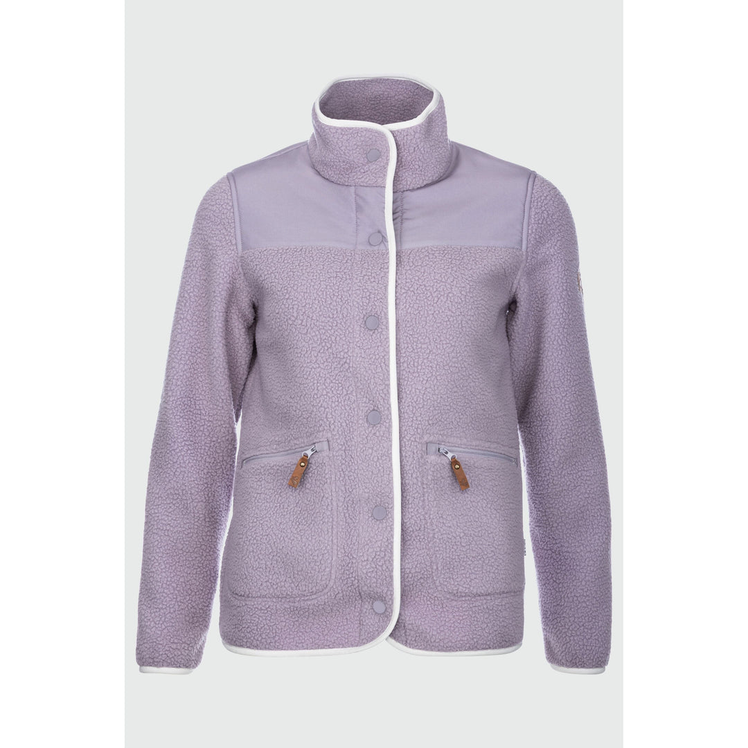 Anisa Damen Sherpa Jacke Fleecejacke rukka lavender aura 34 