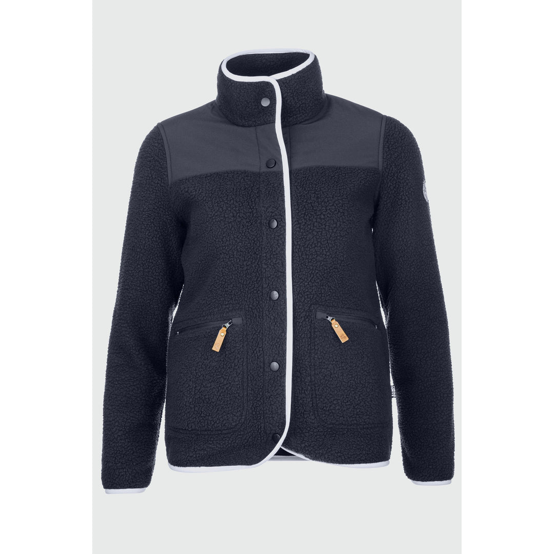 Anisa Damen Sherpa Jacke Fleecejacke Rukka dark navy 34 