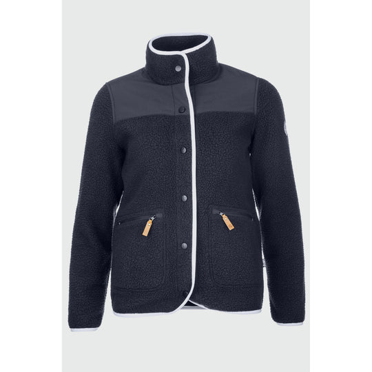 Anisa Damen Sherpa Jacke Fleecejacke Rukka dark navy 34 