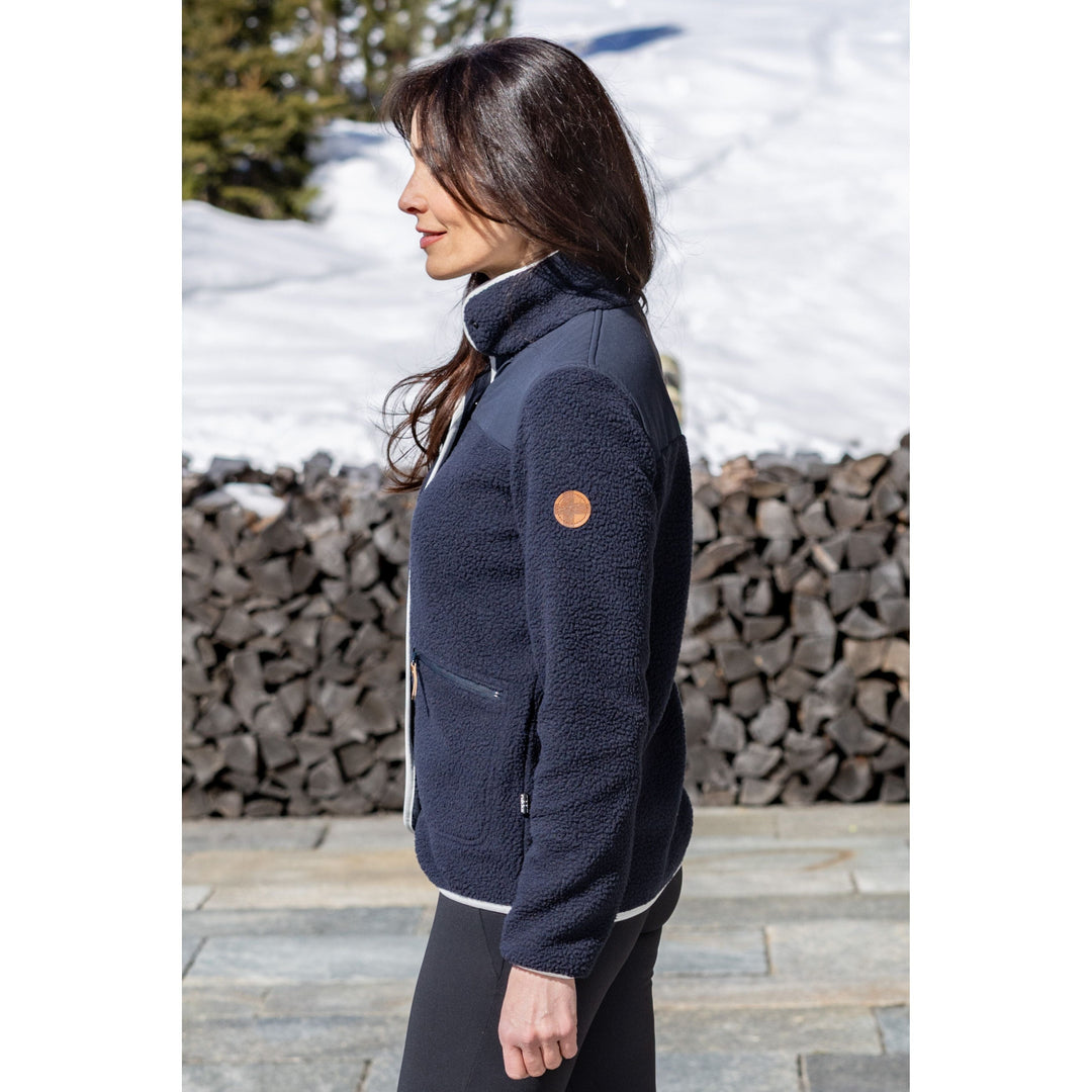 Anisa Damen Sherpa Jacke Fleecejacke rukka 
