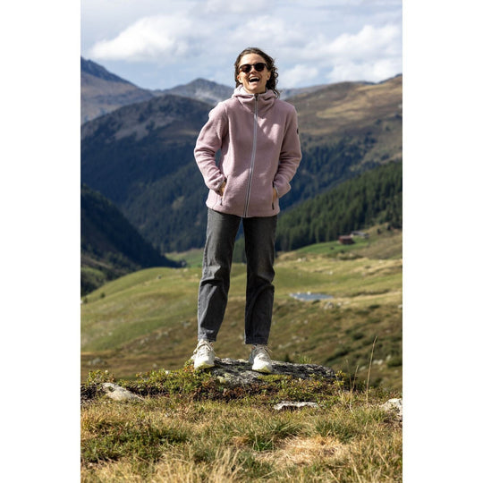 Bee Damen Sherpa Jacke Fleecejacke Rukka 