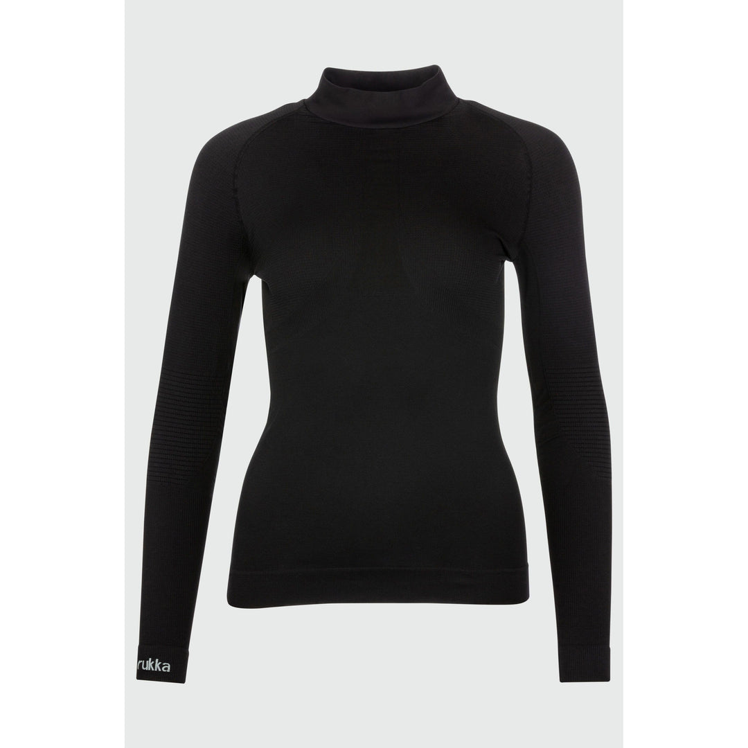 Caro Seamless Langarm Shirt Thermo Unterwäsche Rukka black S/M 
