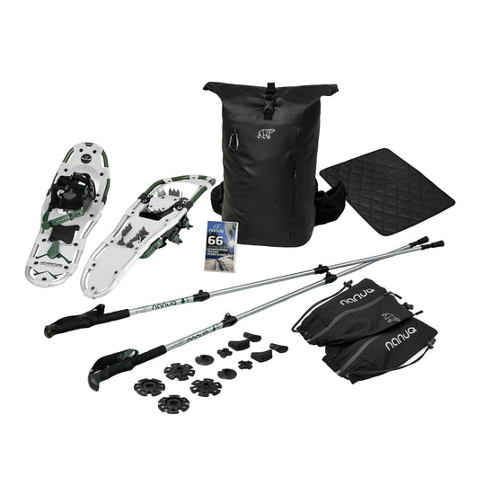 Das NANUQ ADVENTURE KIT Schneeschuhe Nanuq 
