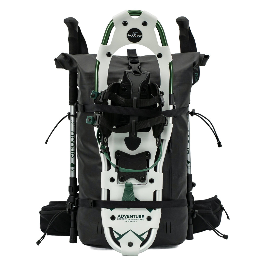 Das NANUQ ADVENTURE KIT Schneeschuhe Nanuq 