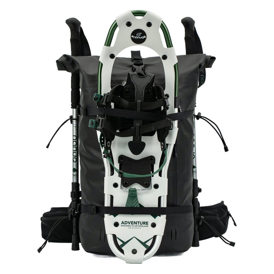 Das NANUQ ADVENTURE KIT Schneeschuhe Nanuq 