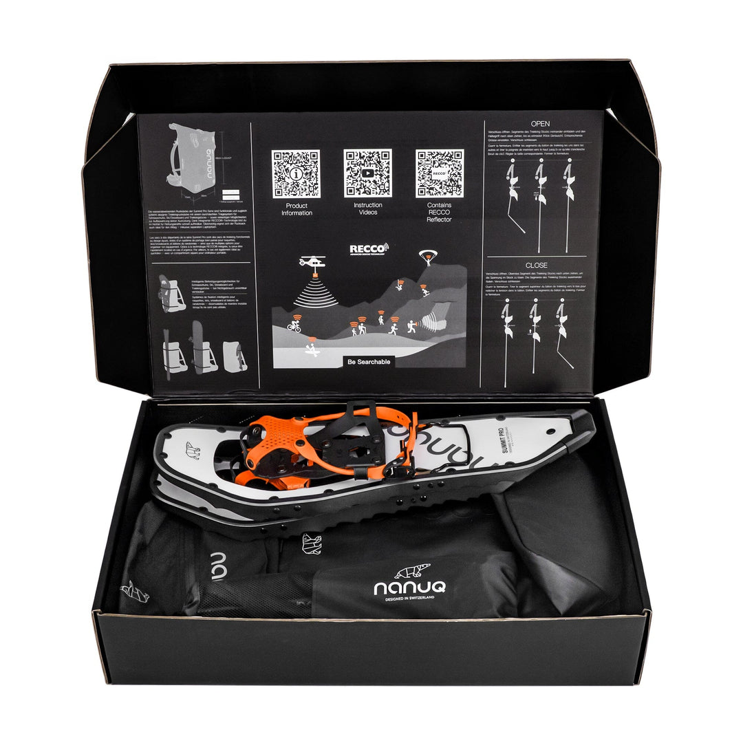 Das NANUQ SUMMIT PRO KIT Schneeschuhe Nanuq 