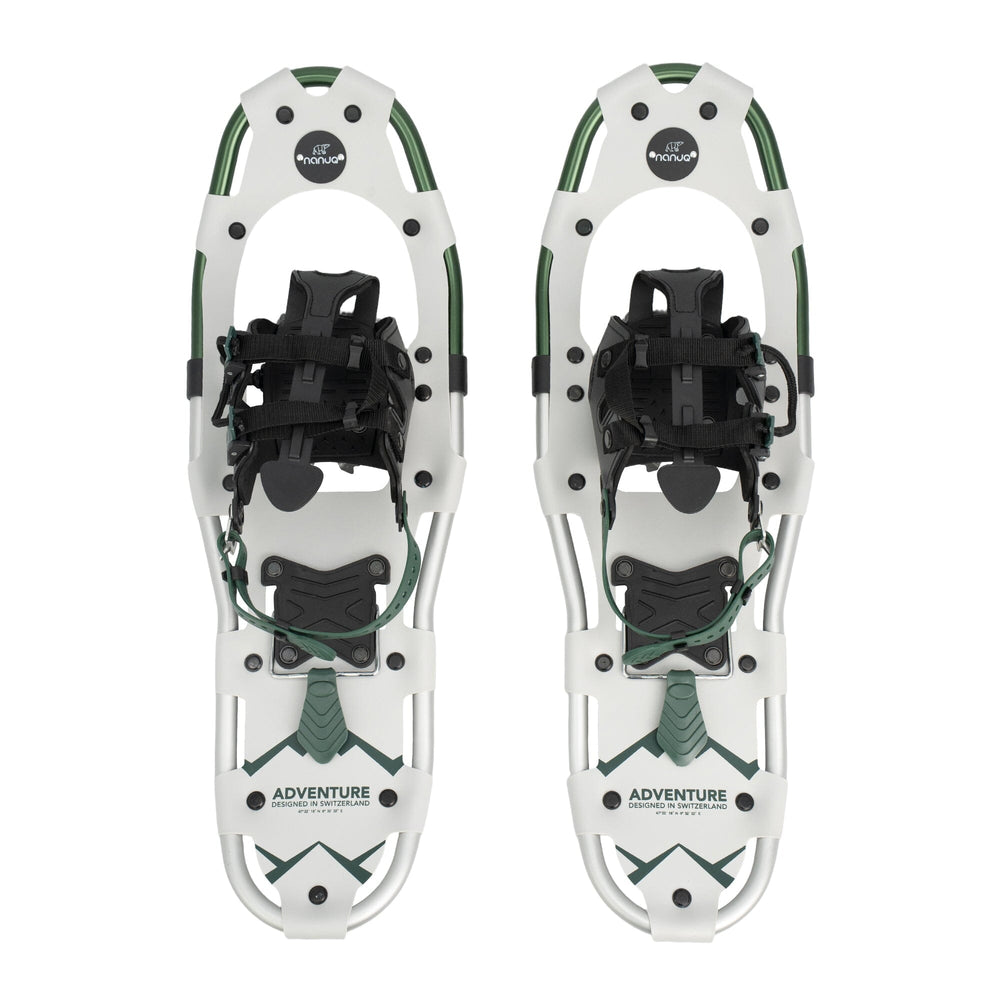 Der NANUQ ADVENTURE 2025 – der Schneeschuh für Einsteiger und Erfahrene Schneeschuhwanderer. Schneeschuhe Nanuq 