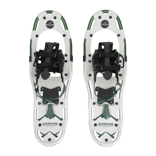 Der NANUQ ADVENTURE 2025 – der Schneeschuh für Einsteiger und Erfahrene Schneeschuhwanderer. Schneeschuhe Nanuq 