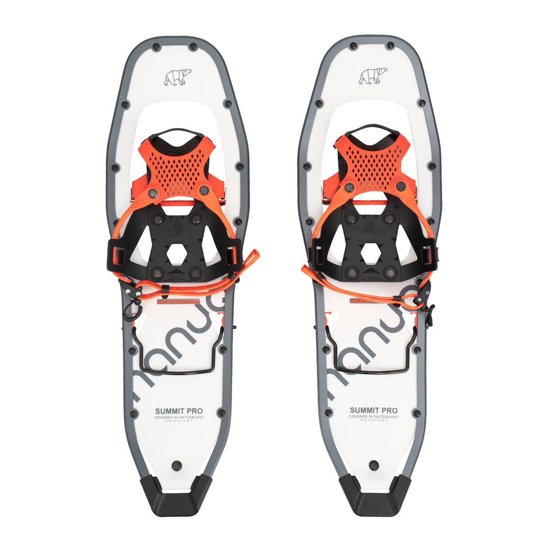 Der NANUQ SUMMIT PRO – der Premium Schneeschuh für ambitionierte Abenteurer, die hoch hinaus wollen. Schneeschuhe Nanuq 