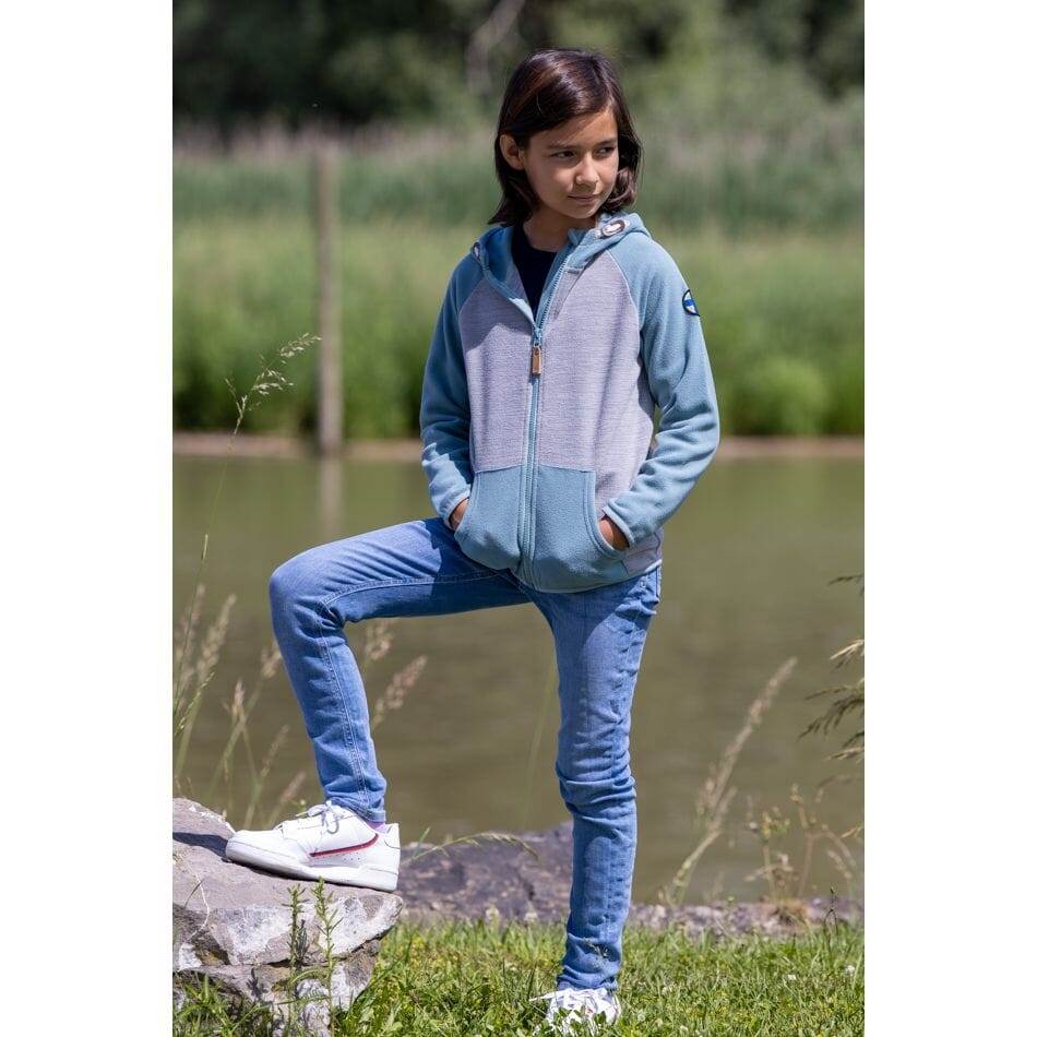 Erik Kinder Fleece Zip-Hoodie Fleecejacke Rukka 