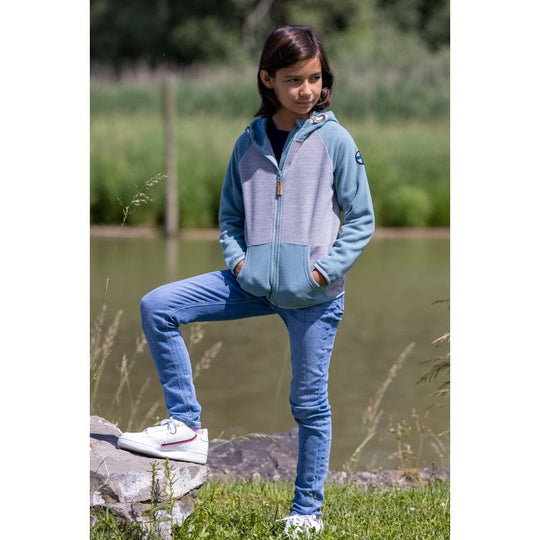 Erik Kinder Fleece Zip-Hoodie Fleecejacke Rukka 