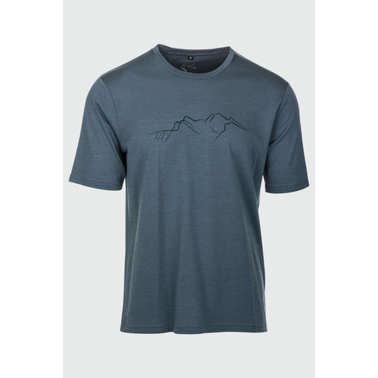 Esin Merino Herren T-Shirt rukka orion blue 3XL 