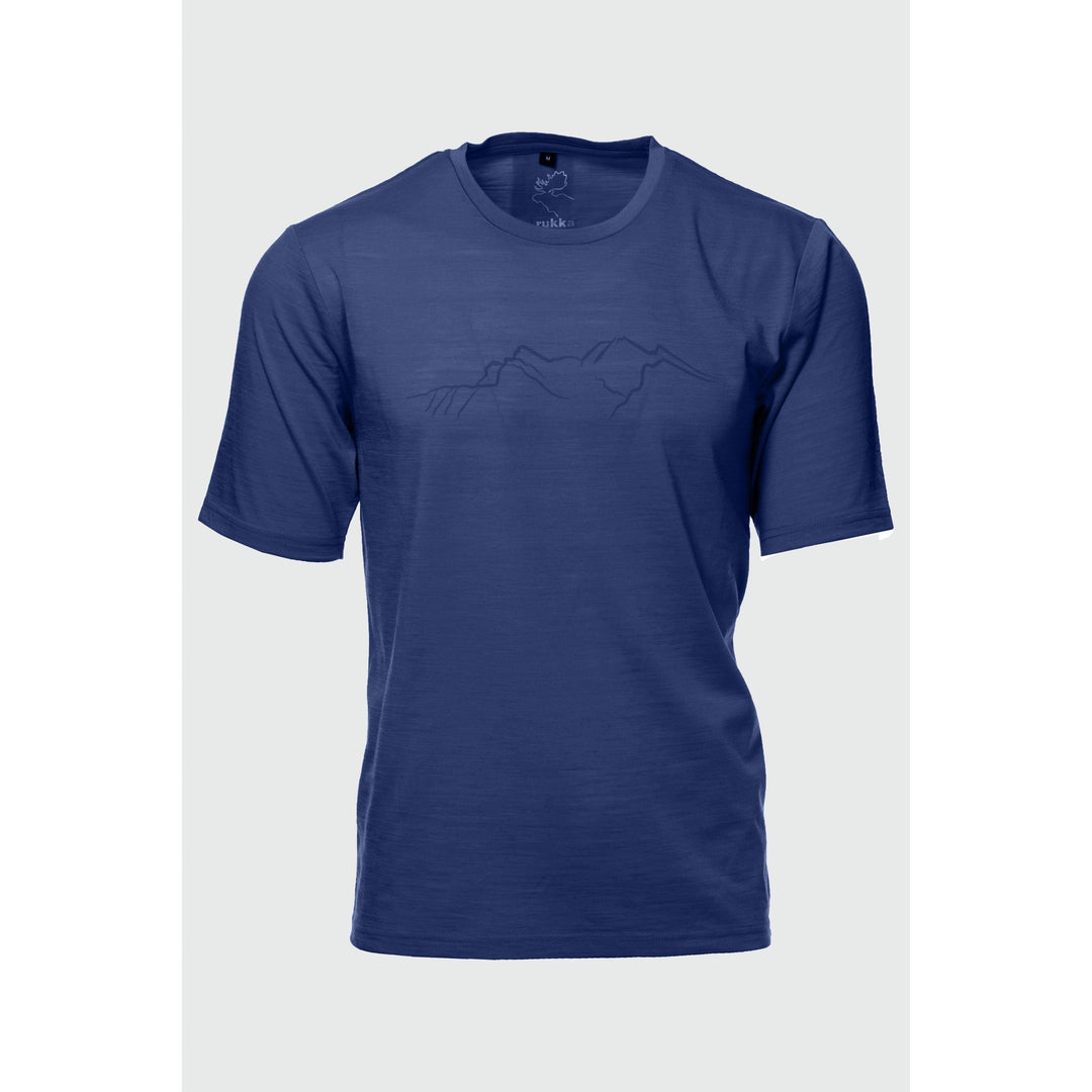 Esin Merino Herren T-Shirt rukka navy 3XL 