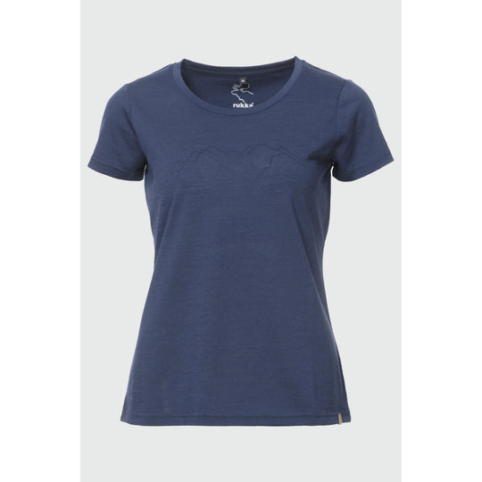 Eske Merino Damen T-Shirt rukka navy 34 