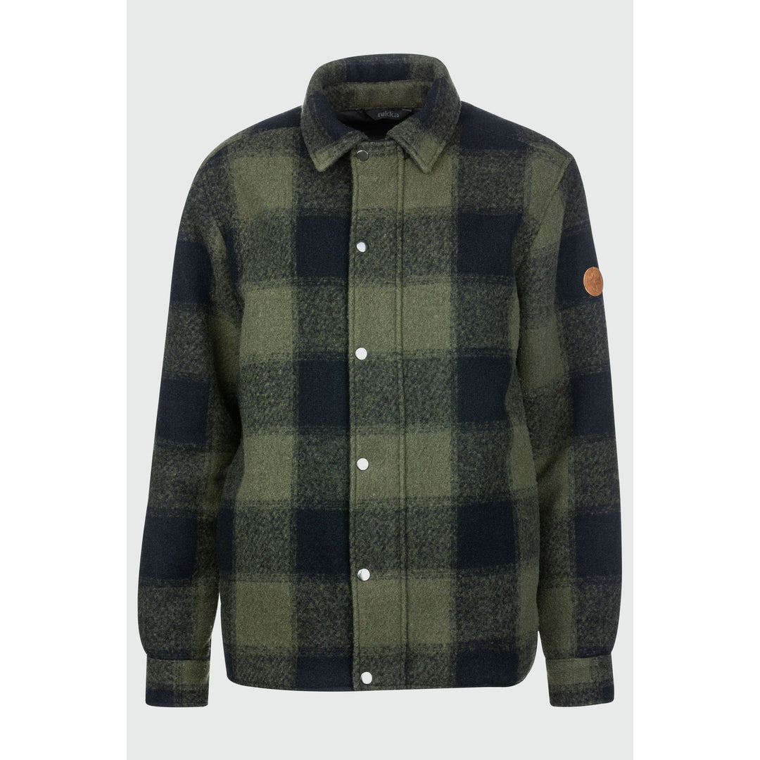 Jessie Karo Jacke mit Wattierung Hemd-Jacke rukka ivy green 3XL 