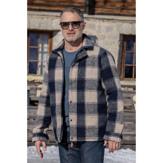 Jessie Karo Jacke mit Wattierung Hemd-Jacke rukka 