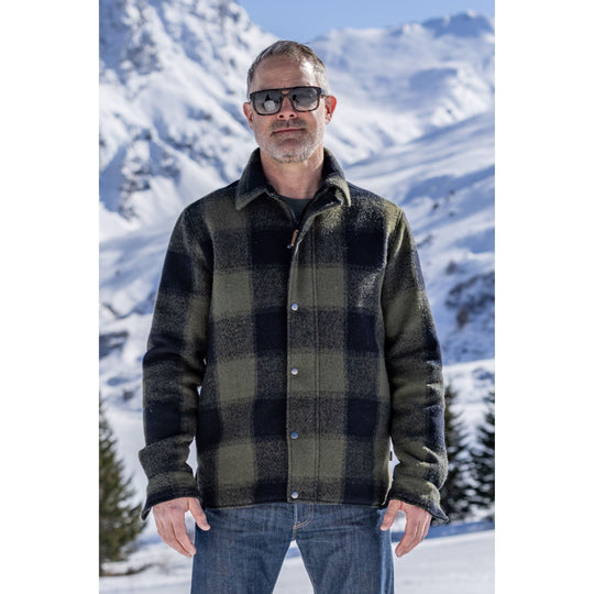 Jessie Karo Jacke mit Wattierung Hemd-Jacke rukka 