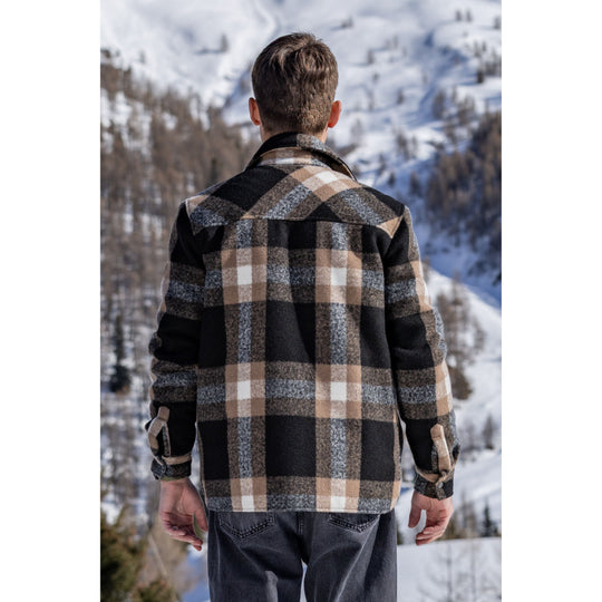 Jessie Karo Jacke mit Wattierung Hemd-Jacke rukka 