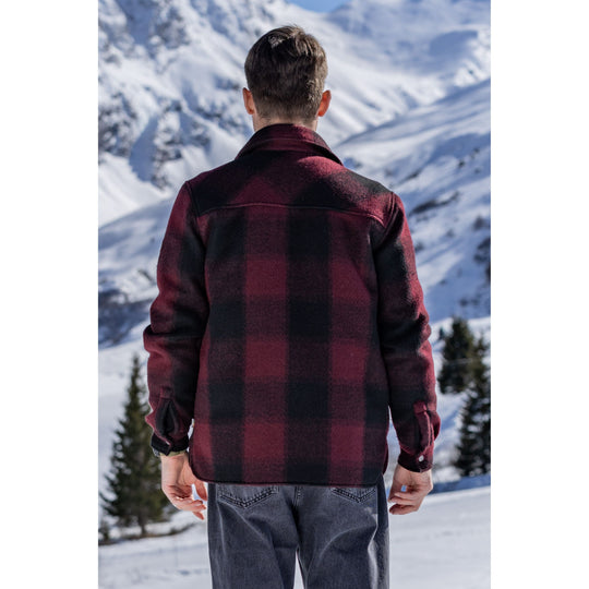 Jessie Karo Jacke mit Wattierung Hemd-Jacke rukka 
