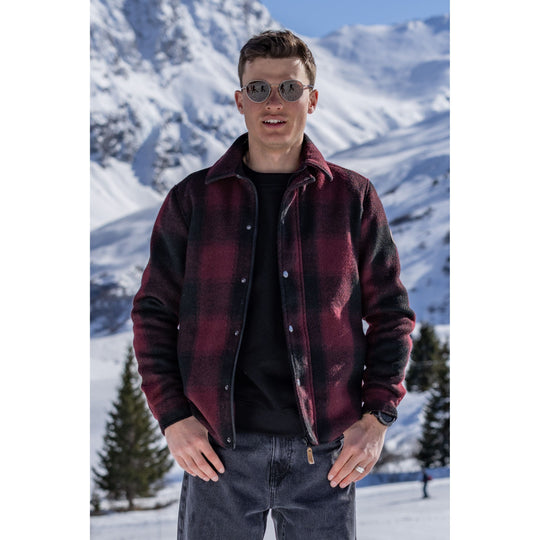 Jessie Karo Jacke mit Wattierung Hemd-Jacke rukka 