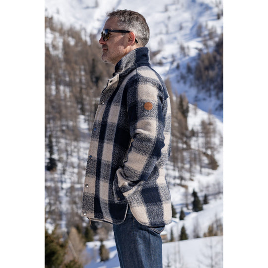 Jessie Karo Jacke mit Wattierung Hemd-Jacke rukka 