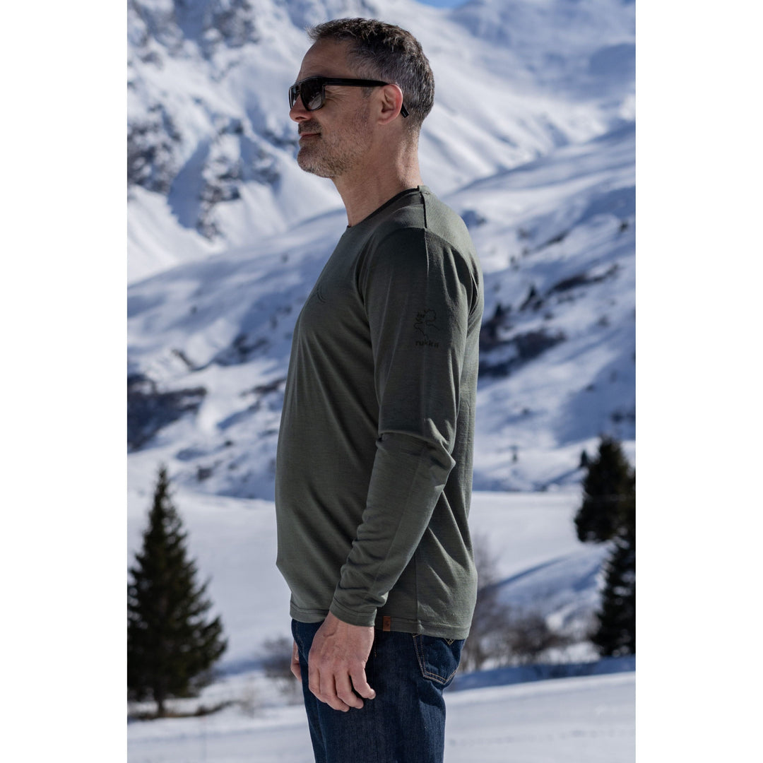 Lester Merino langarm Shirt Longsleeve Shirt rukka 