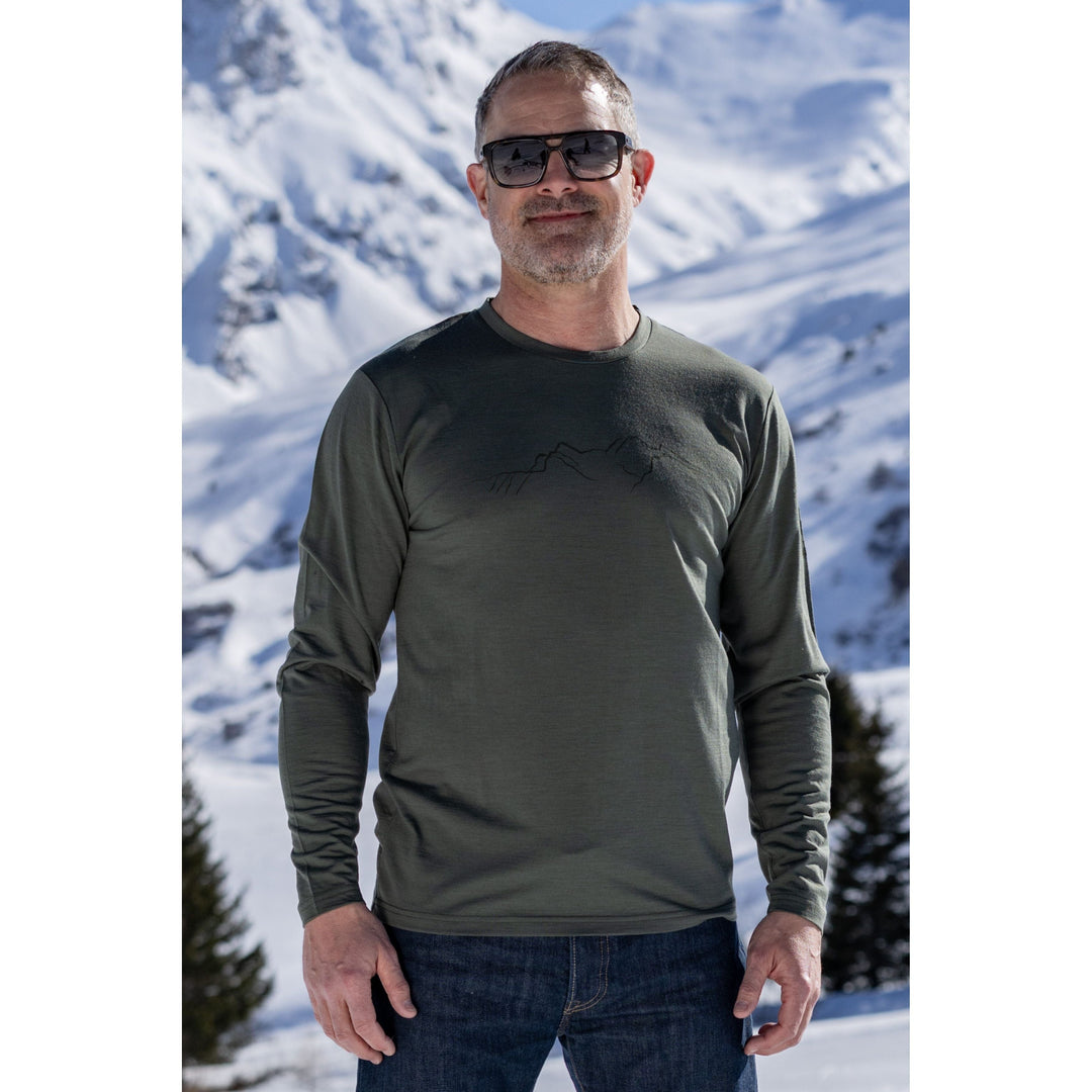 Lester Merino langarm Shirt Longsleeve Shirt rukka 