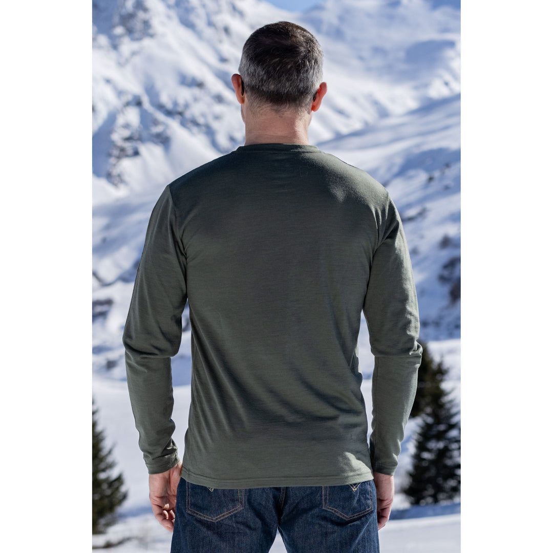 Lester Merino langarm Shirt Longsleeve Shirt rukka 