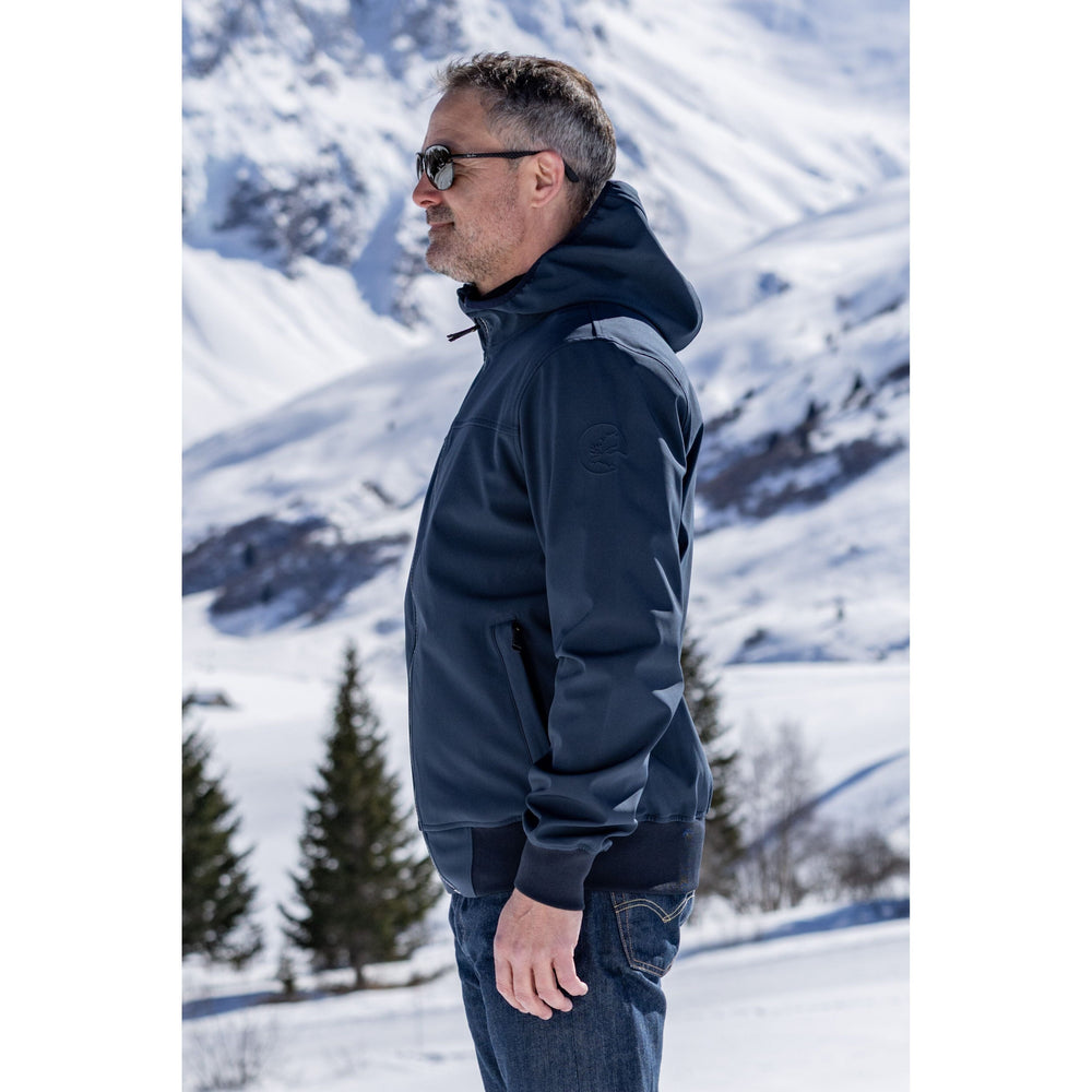 Liam Herren Soft Shell Hoodie Soft Shell Jacke rukka 