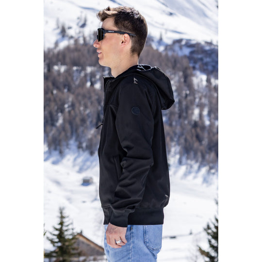 Liam Herren Soft Shell Hoodie Soft Shell Jacke rukka 