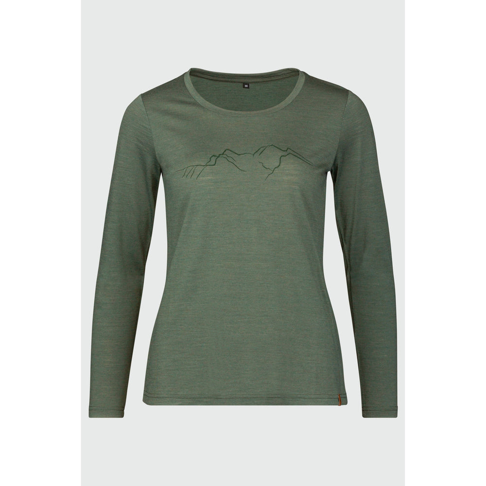 Luisa Merino langarm Shirt Longsleeve Shirt Rukka thyme 34 