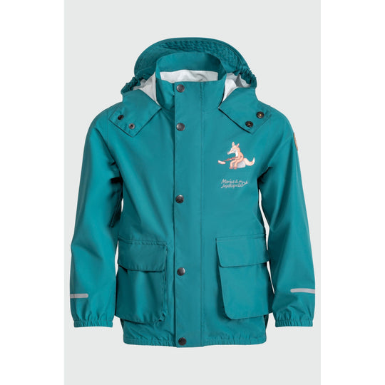 Marius Kinder Regenjacke Regenjacke rukka shaded spruce 104 