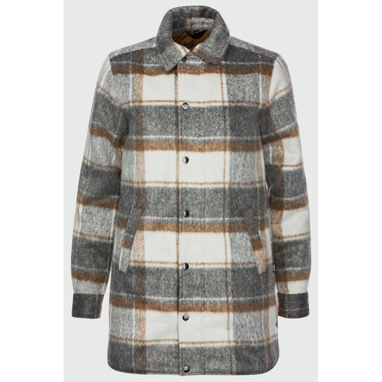 Marla Karo Jacke Hemd-Mantel rukka grey XXS 