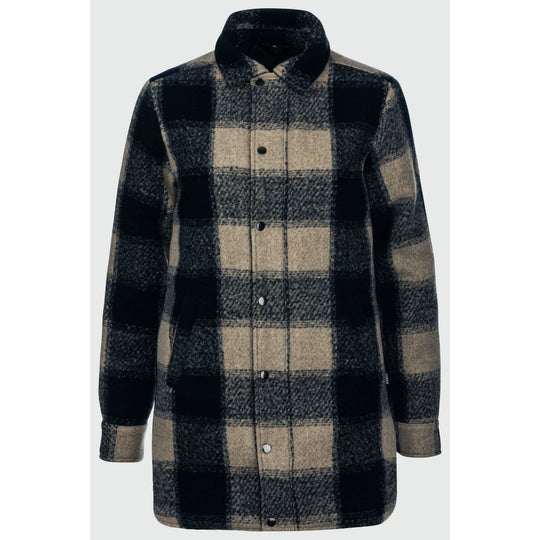 Marla Karo Jacke Hemd-Mantel rukka dark navy XXS 