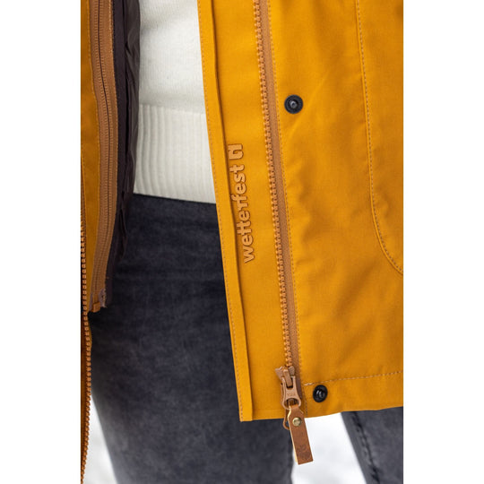 Melanie Damen Wintermantel 3 in1 Jacke, Wintermantel Rukka 
