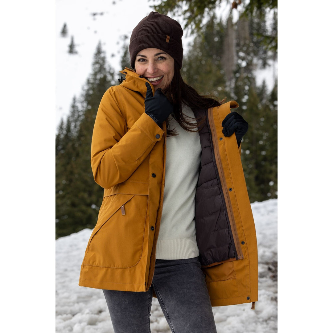 Melanie Damen Wintermantel 3 in1 Jacke, Wintermantel Rukka 