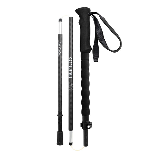 NANUQ PIZ DADO, Trekkingstock aus Carbon Wanderstock Nanuq 