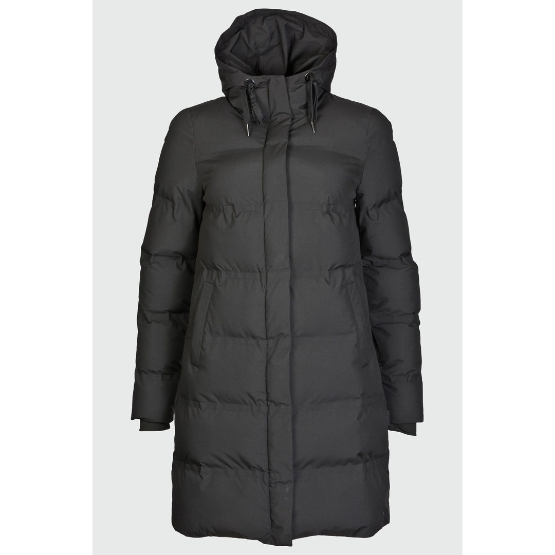 Paulina Damen Steppmantel Wintermantel Rukka black 34 