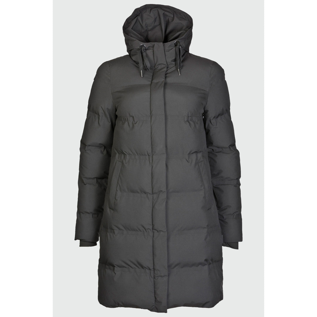 Paulina Damen Steppmantel Wintermantel rukka black 34 