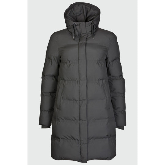 Paulina Damen Steppmantel Wintermantel rukka black 34 