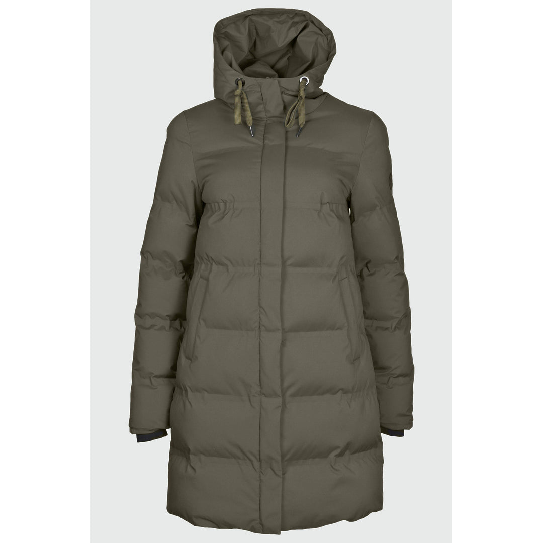 Paulina Damen Steppmantel Wintermantel Rukka tea leaf 34 