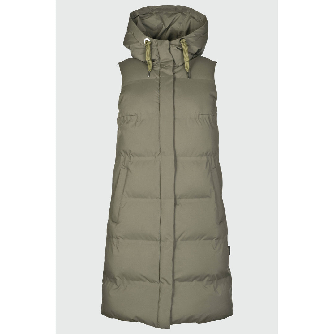 Petra Damen Thermo Gilet lang rukka tea leaf 34 